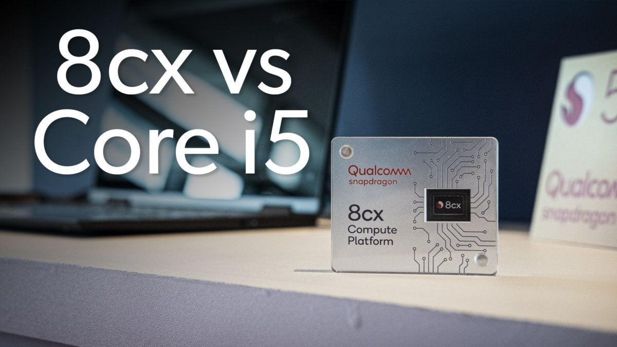 qualcomm 8cx vs i5