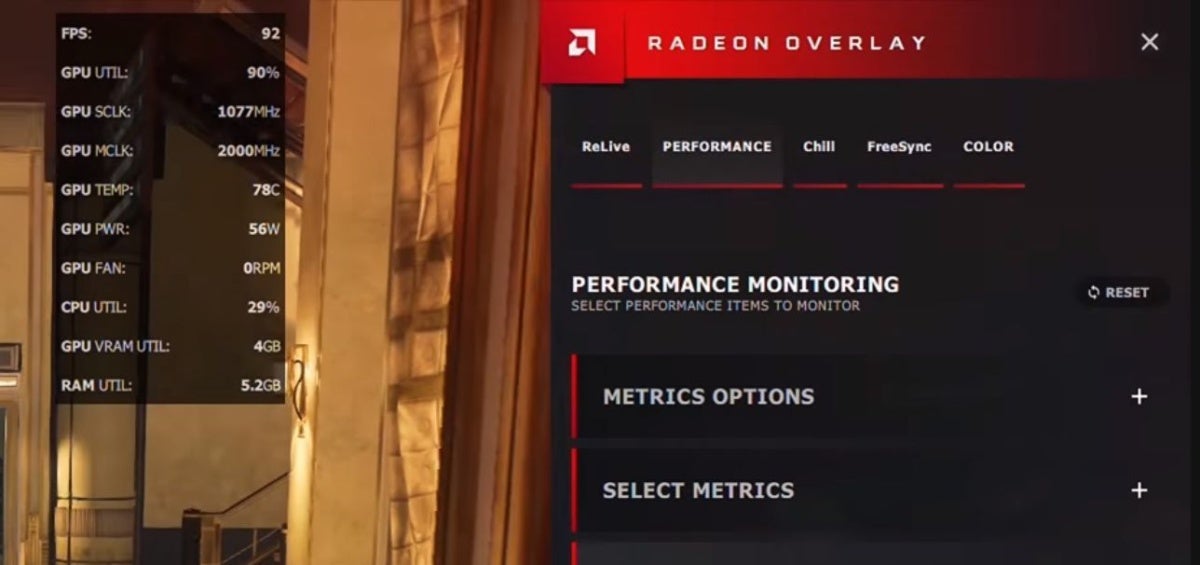 radeon overlay