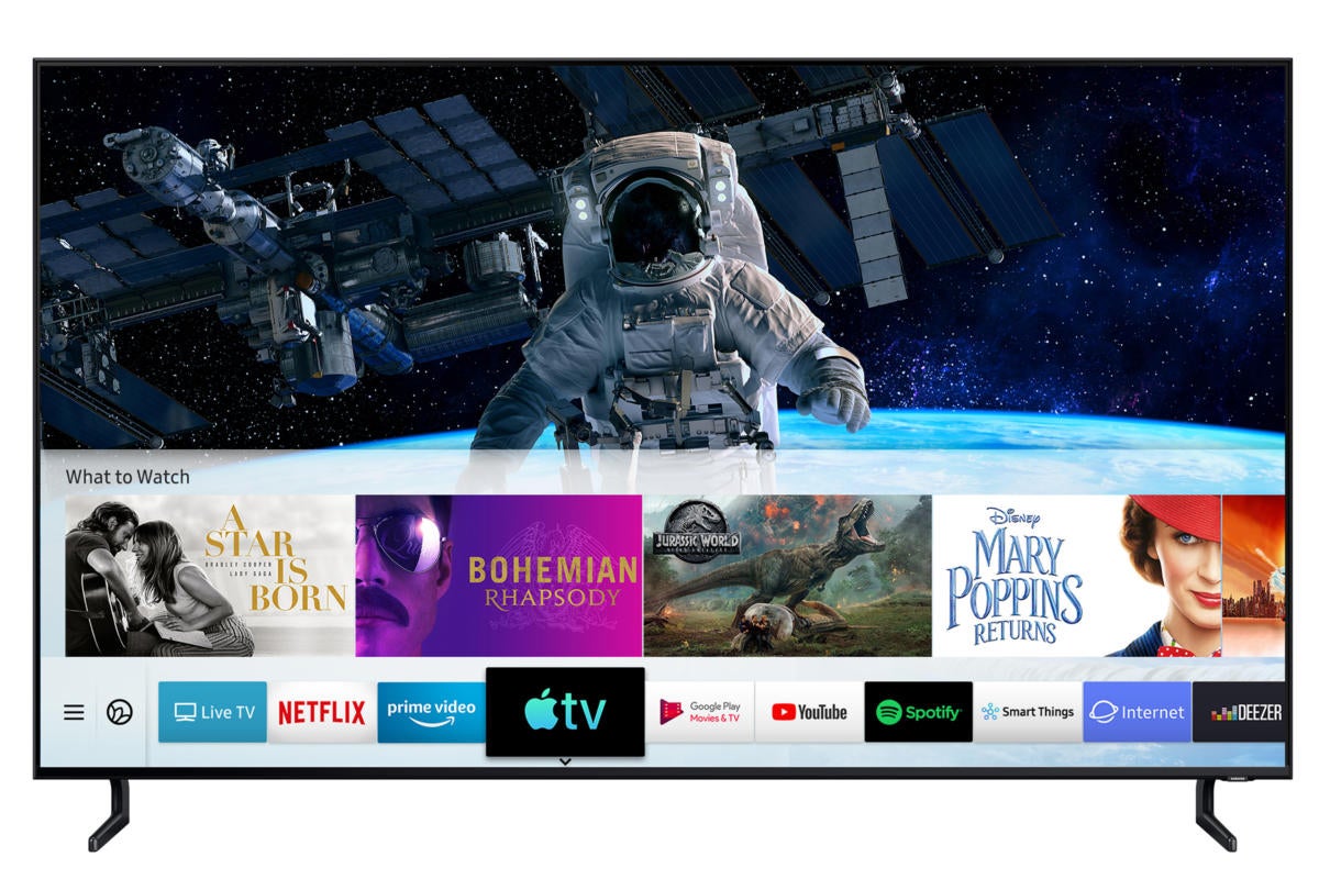 how do i find apple tv app on samsung tv