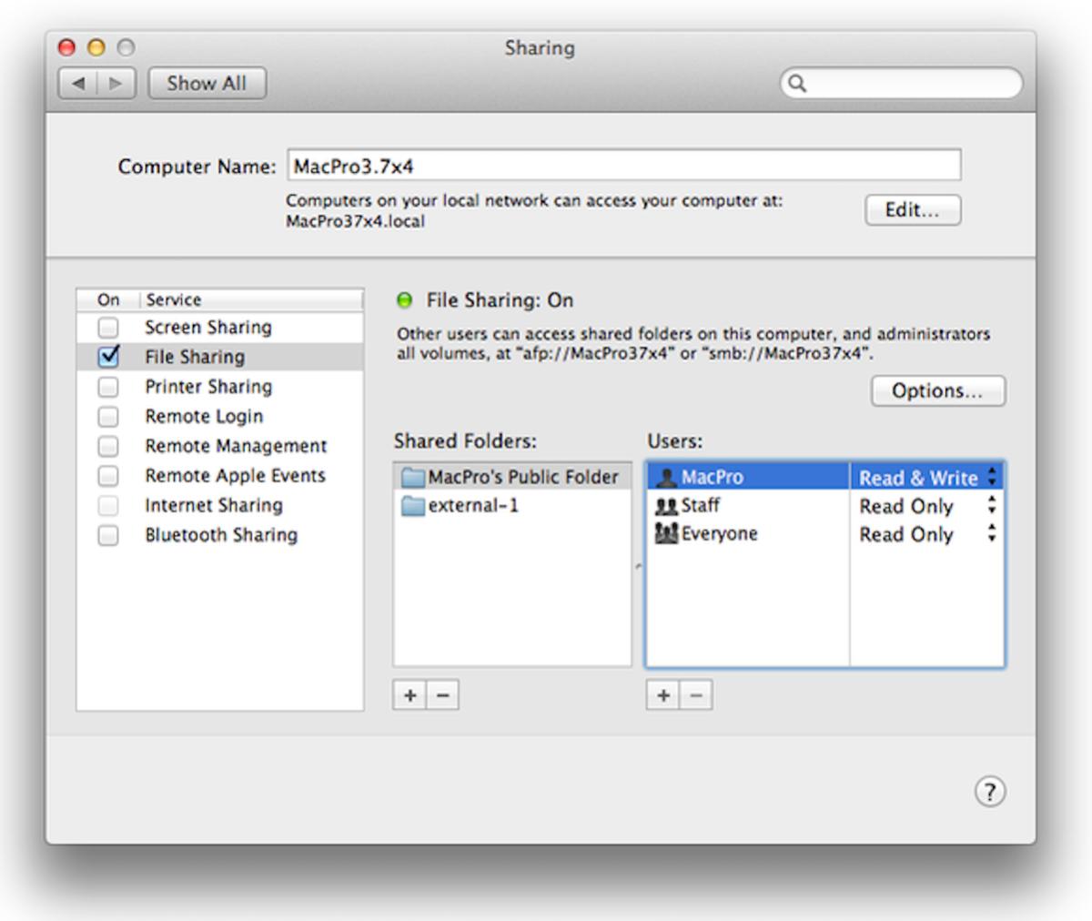 transfer files from mac to pc ethernet cable