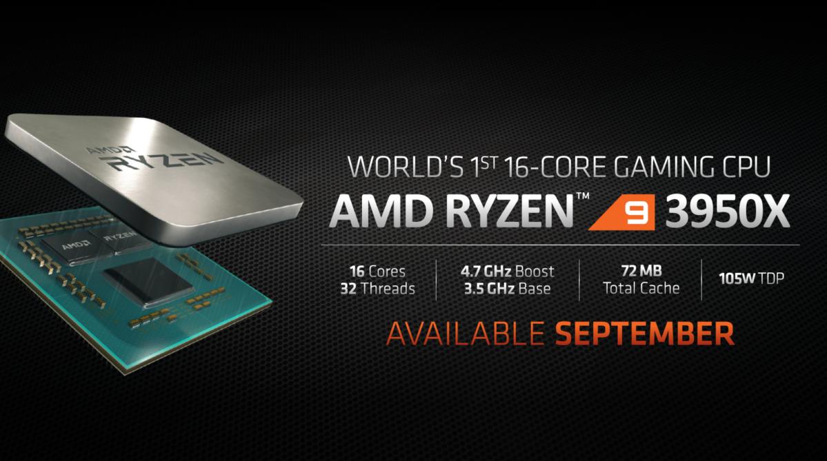 AMD's Ryzen 9 3950X is a 16-core CPU aiming to topple Intel's