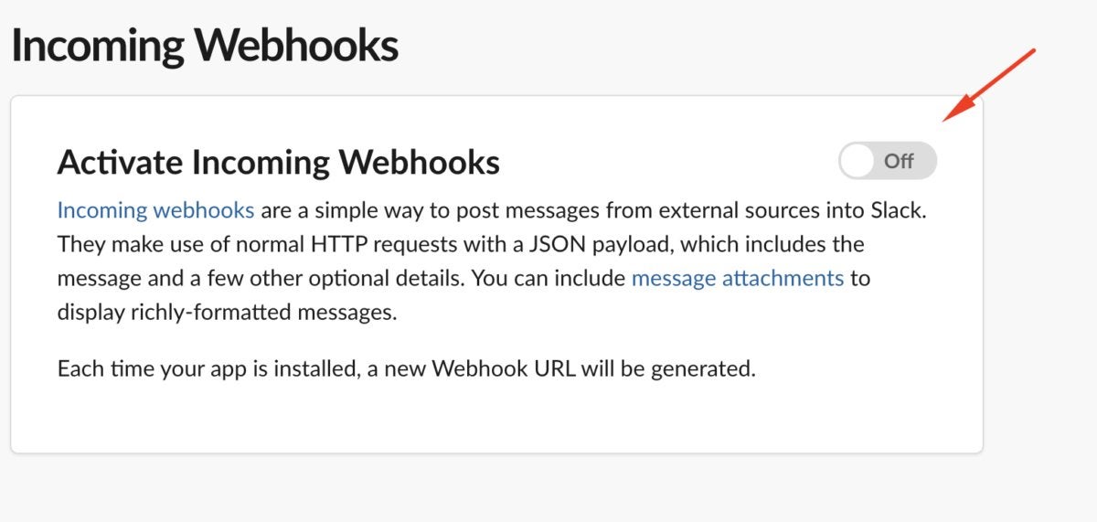 Activate Webhooks