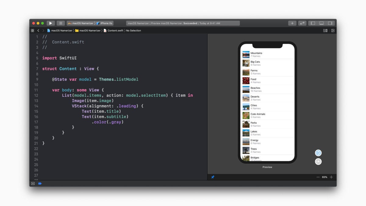 Swift UI Screen