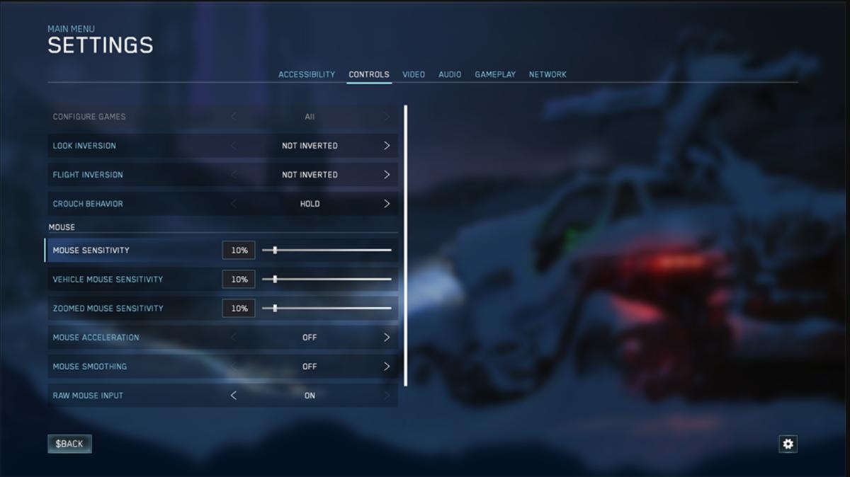 Halo Reach Settings