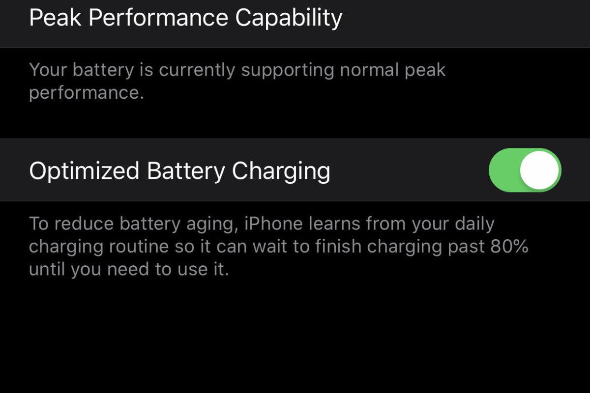 ios13 battery charging