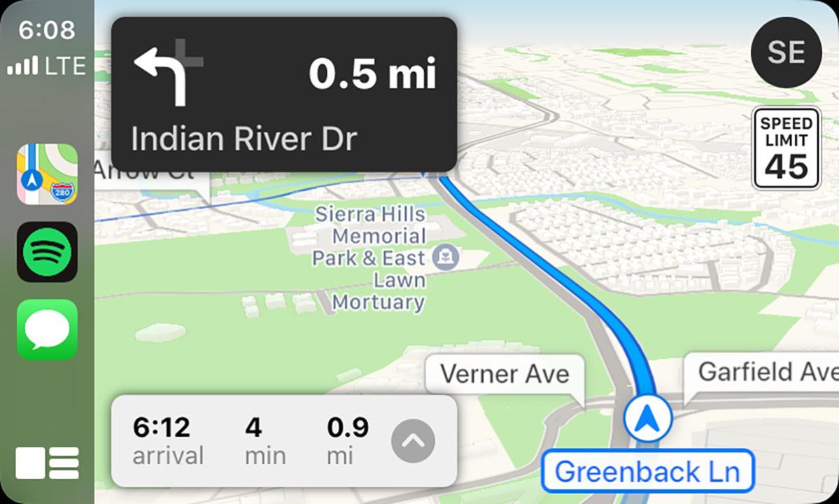 ios13 carplay maps