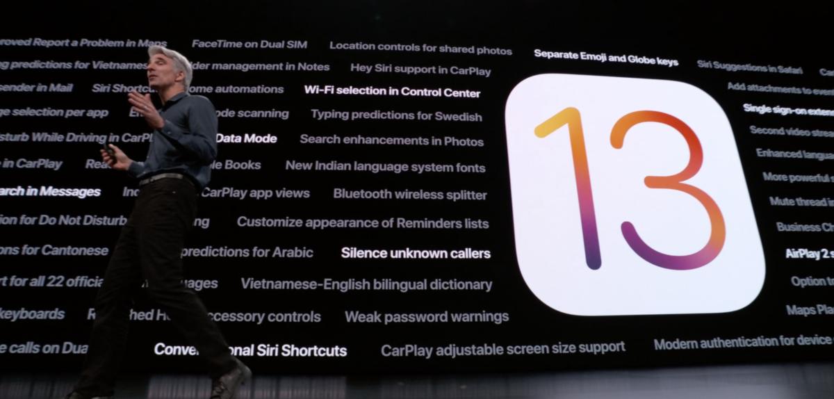 ios13 feature list