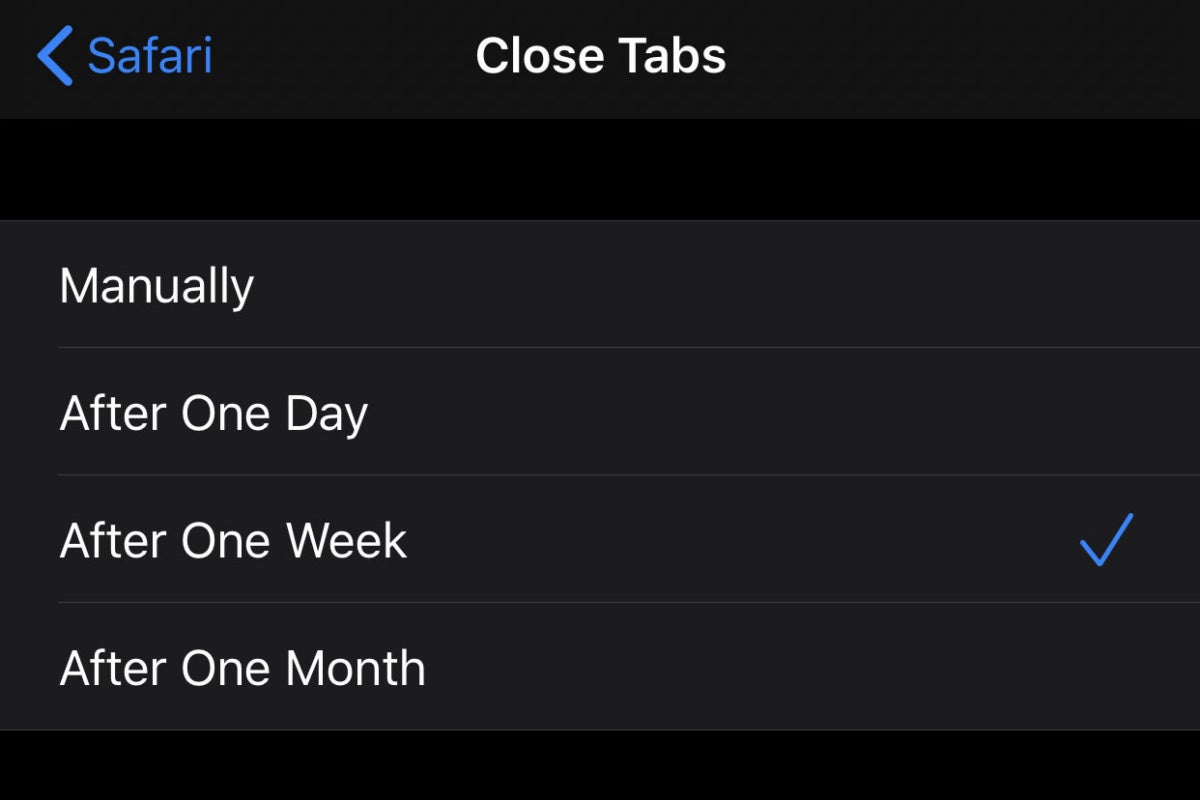 safari close old tabs automatically