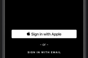ios13 sign in apple