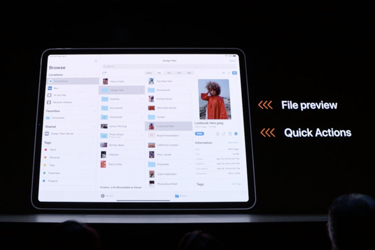 ipados 13 fichiers