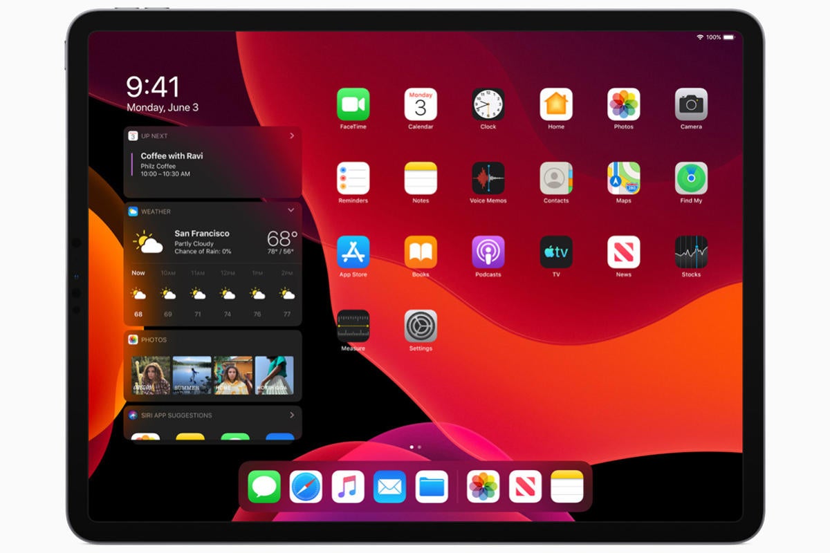 ipados home screen