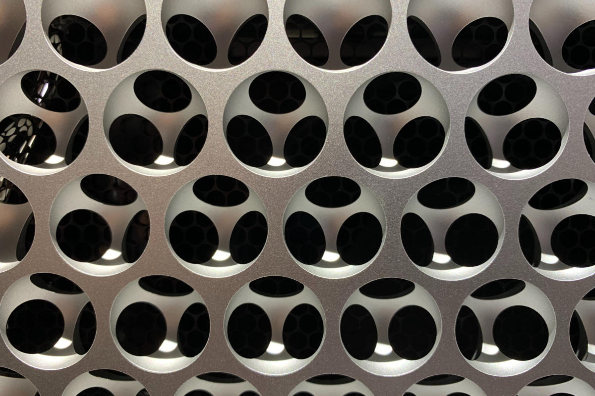 mac pro. holes