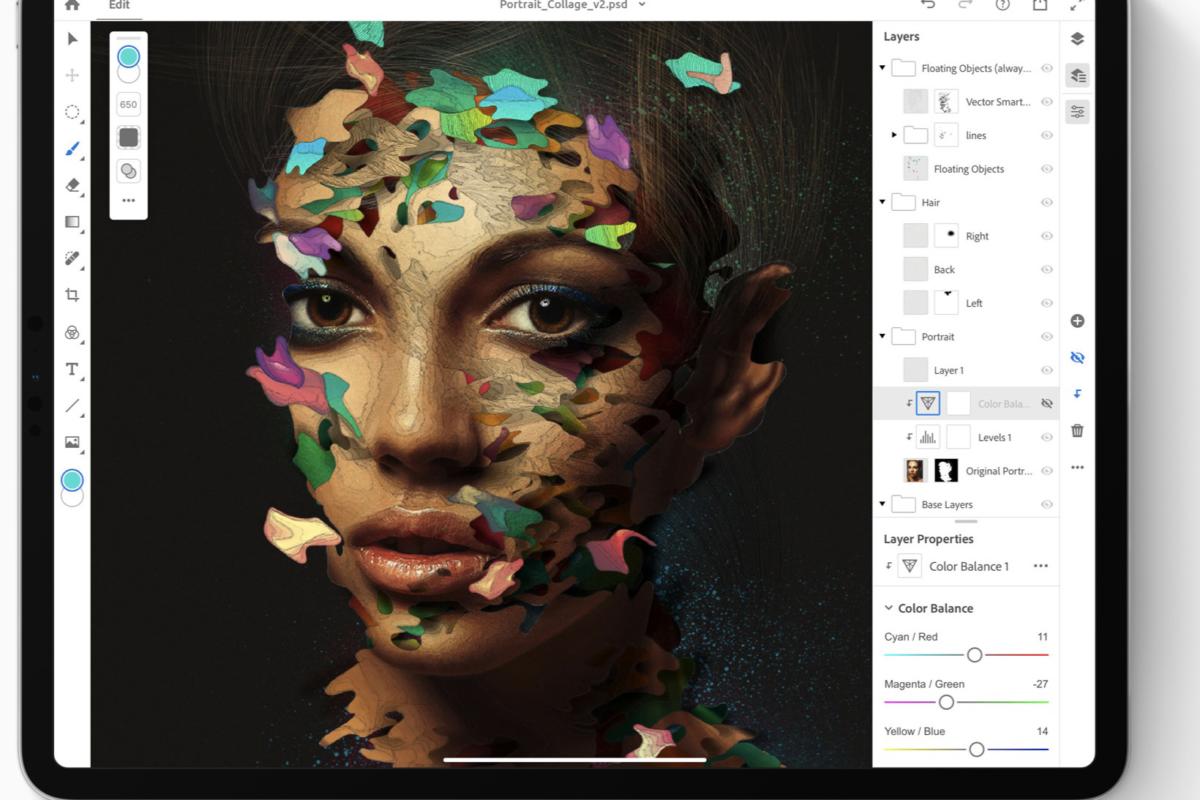 Image: Adobe Photoshop comes to iPad (Illustrator in 2020)
