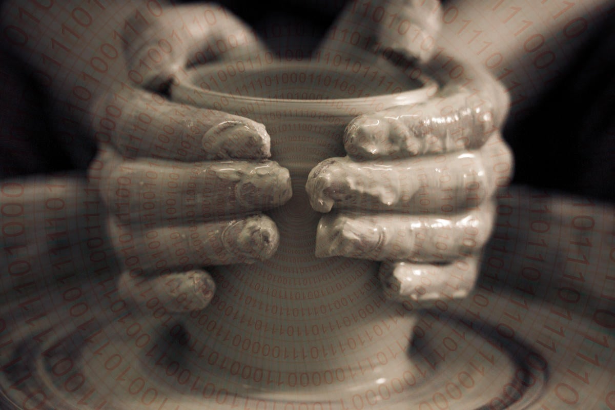 pottery skill talent tools binary fluid maleable create clay by marina skoropadskaya