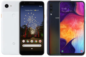 samsung galaxy a50 google pixel 3a