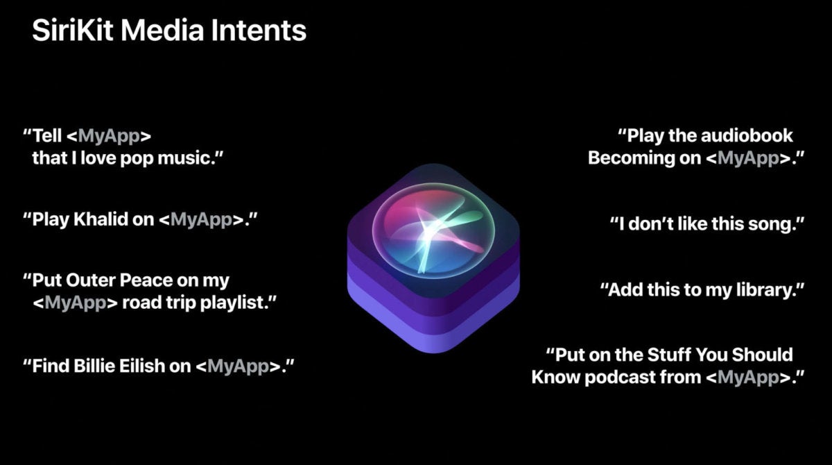 siri media commands