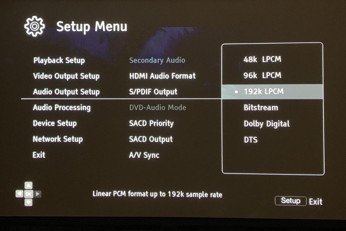 Vizio’s SB2020 sound bar can only play audio sent as PCM. You must explicitly set your sources (like