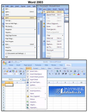 03 classic microsoft menus add in programs