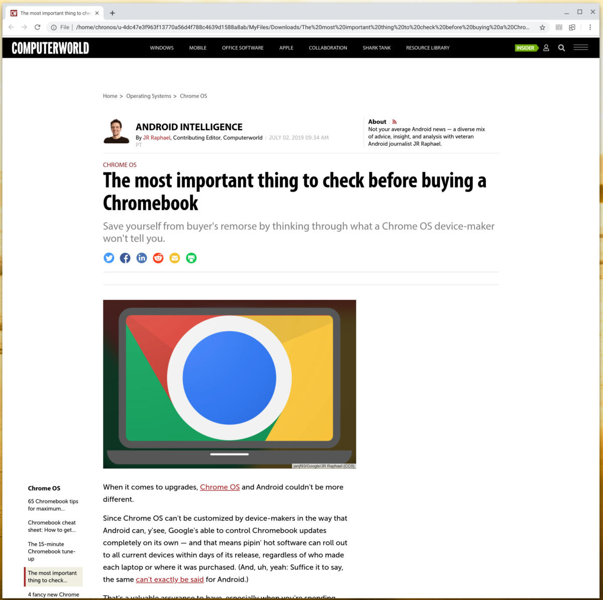 read web pages offline chrome for mac