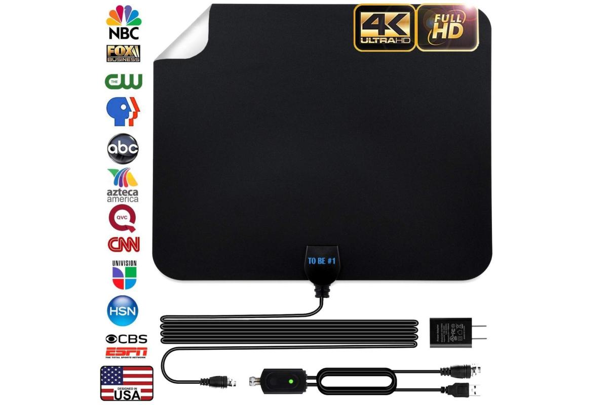 Elegantstunning 200 Mile Thin Flat Antenna Hd Tv Hdtv Amazon In Electronics