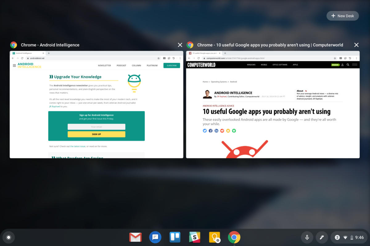 Chrome OS Virtual Desks - Overview (1)