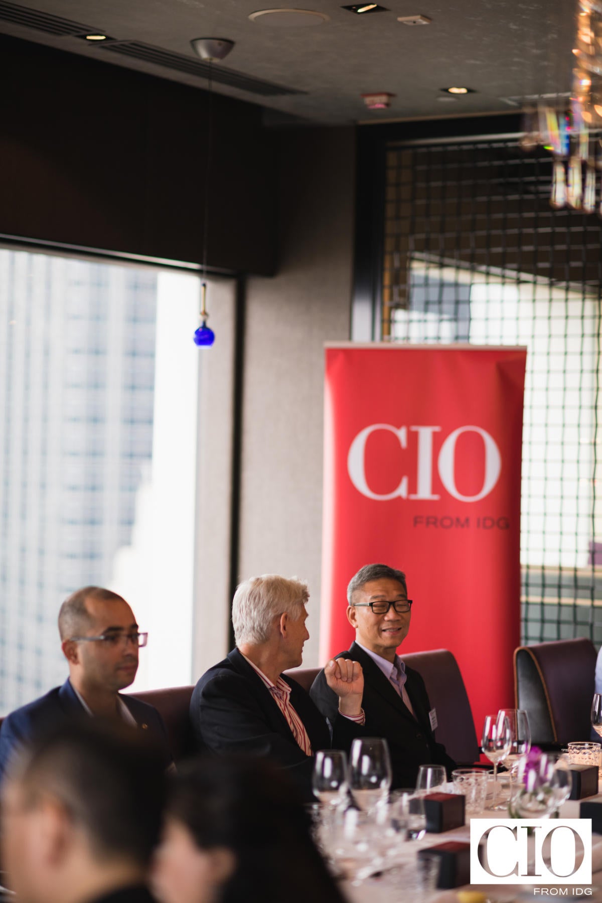 At the CIO ASEAN roundtable discussion on ‘Using AI to unlock powerful data insights’.