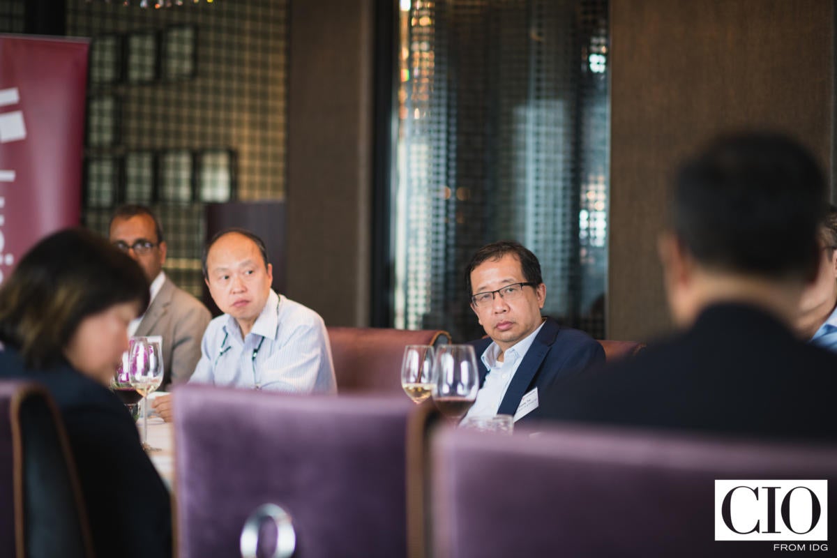 Michael Chow,  managing director,  Provident Global Capital Group/Lavin Hall Associates and Franky Tse, assistant GM and head of information technology, Public Bank.