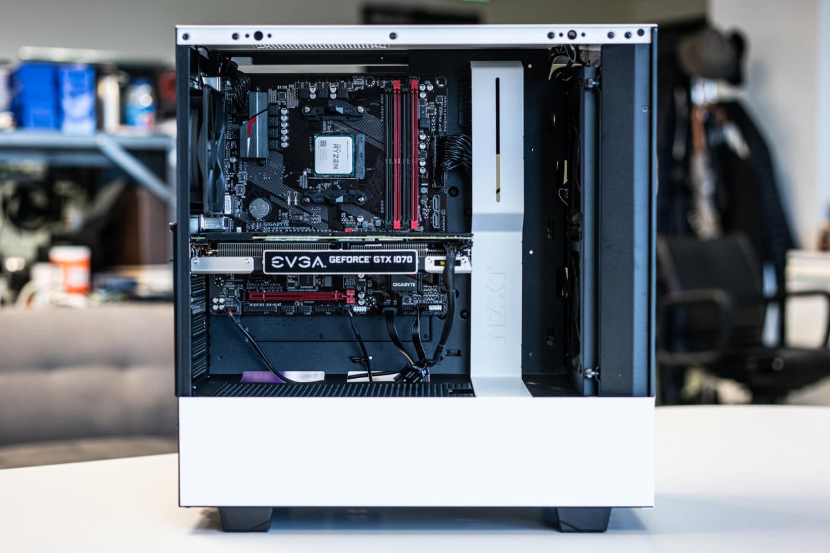 NZXT H510 Elite with parts