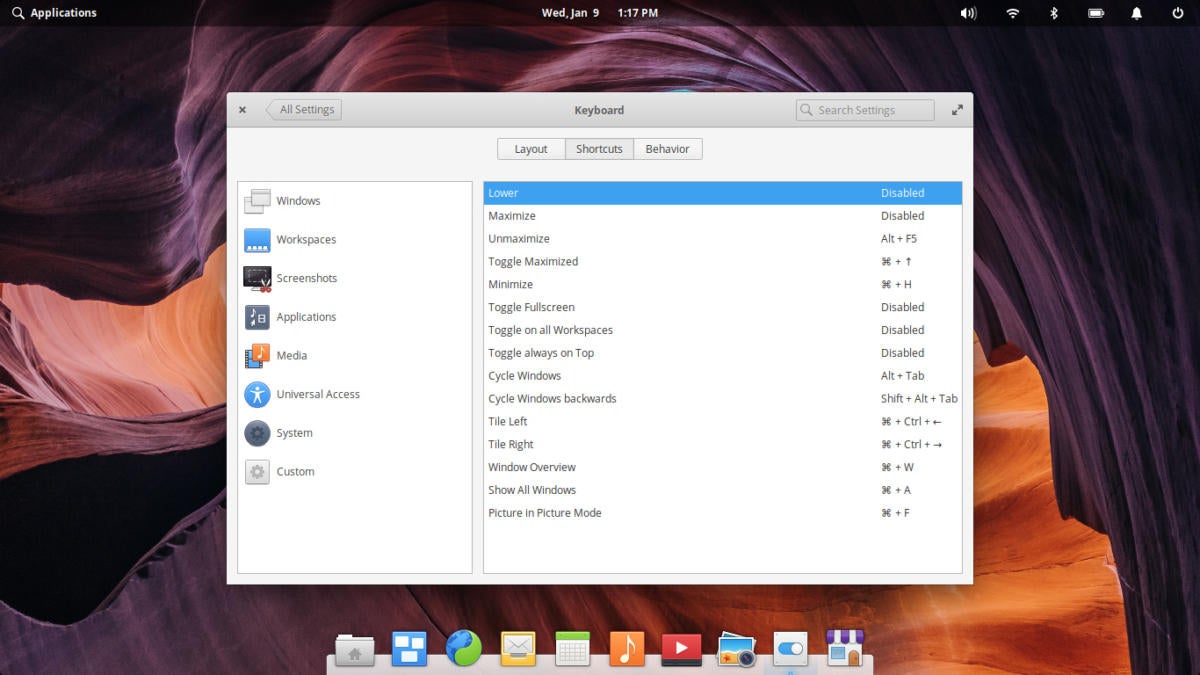 elementaryos 7 window shortcuts