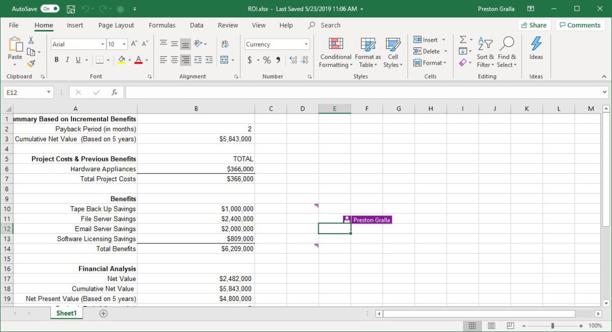 double click in excel mac os x