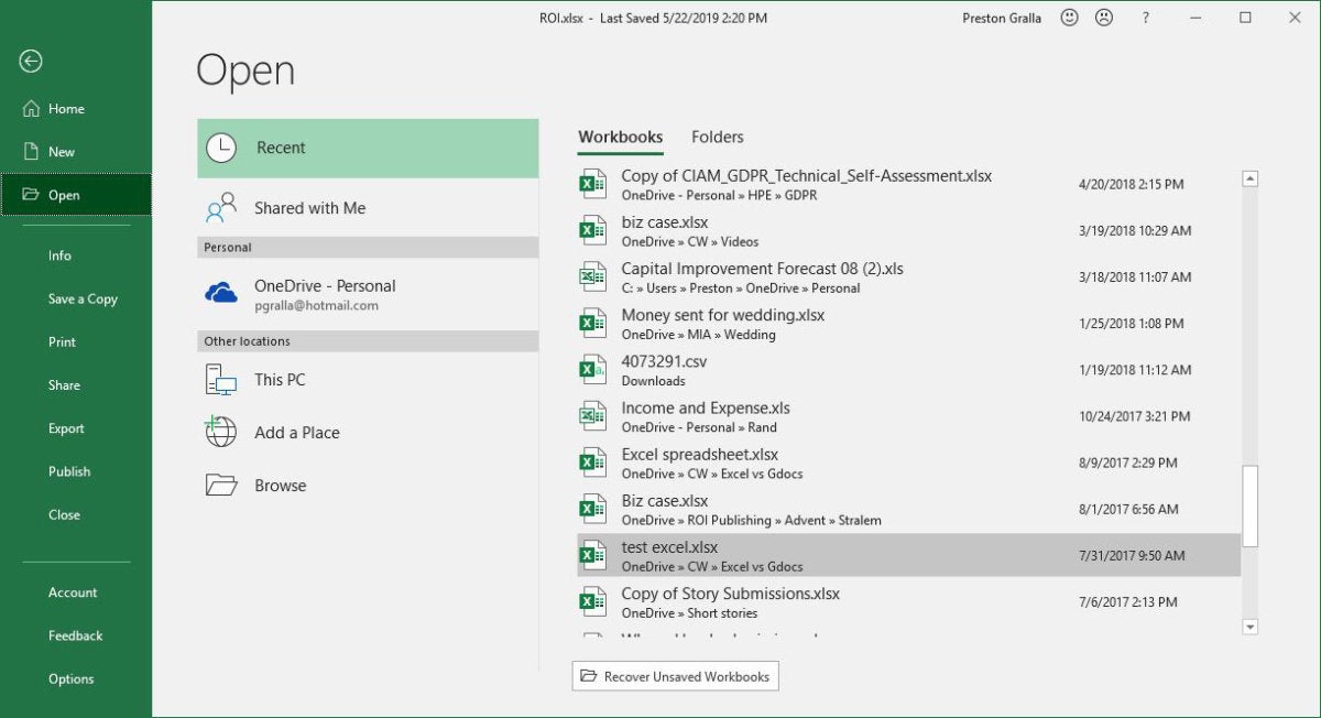 microsoft excel 365 top bar disaparing