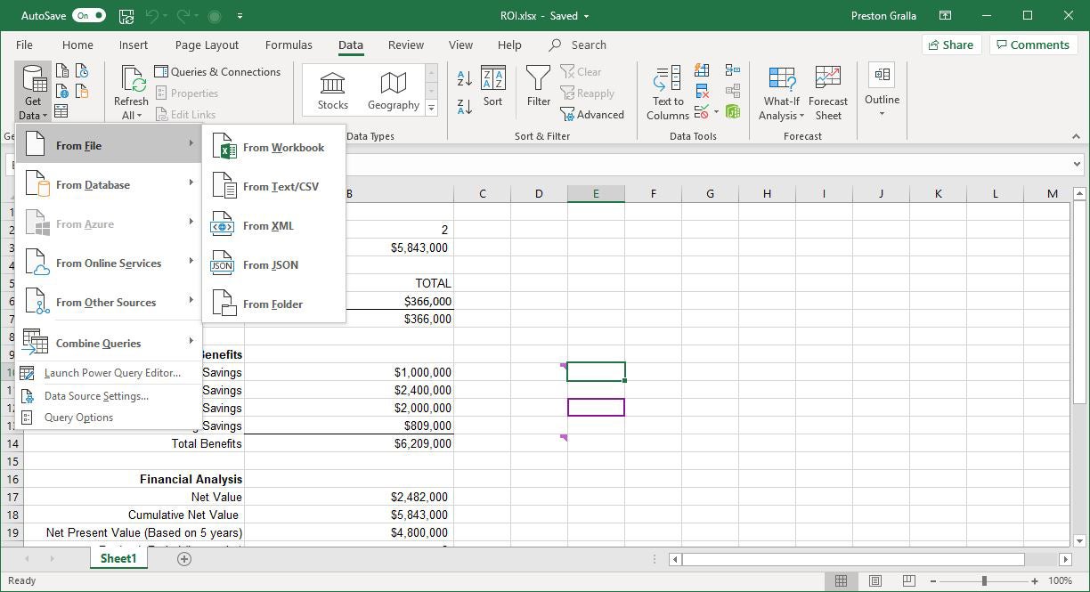 get and transform excel 2013 download