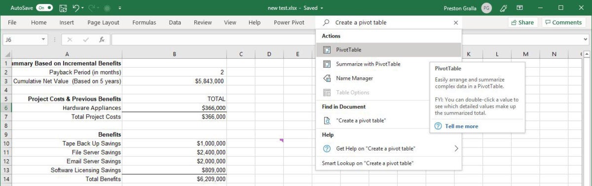 excel pivot table cheat sheet