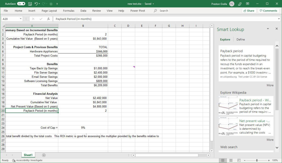 excel for mac quick analysis tool