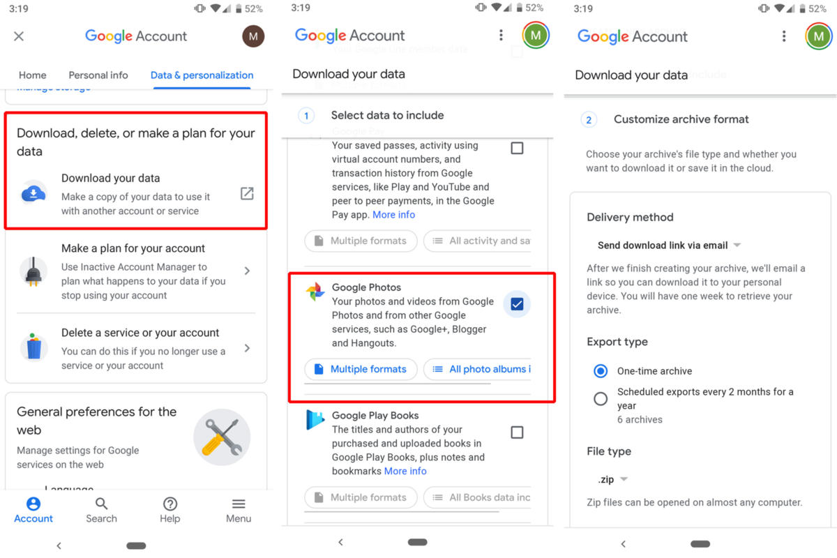 backup and sync from google different from google drive