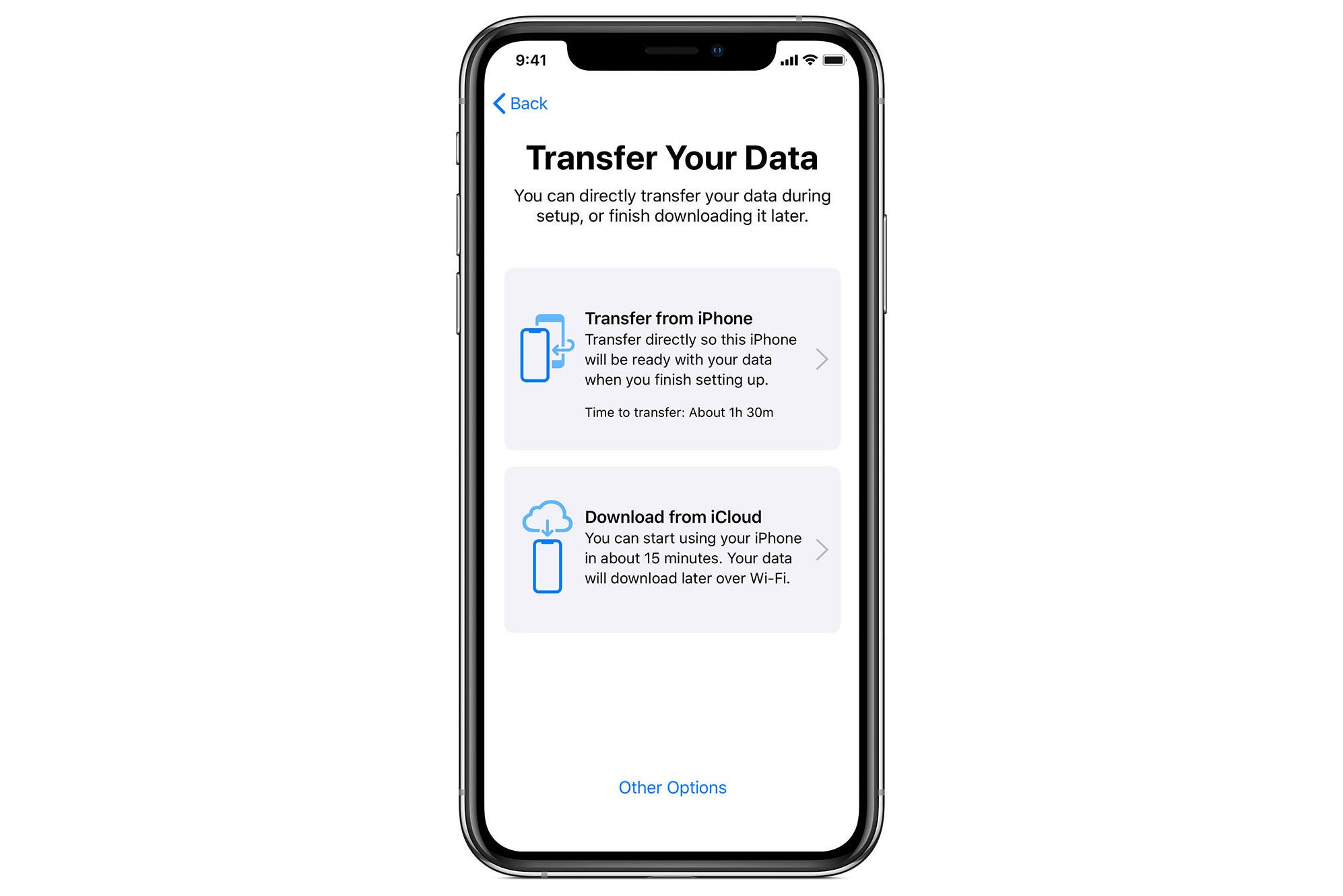 how to transfer stuff from one iphone to another