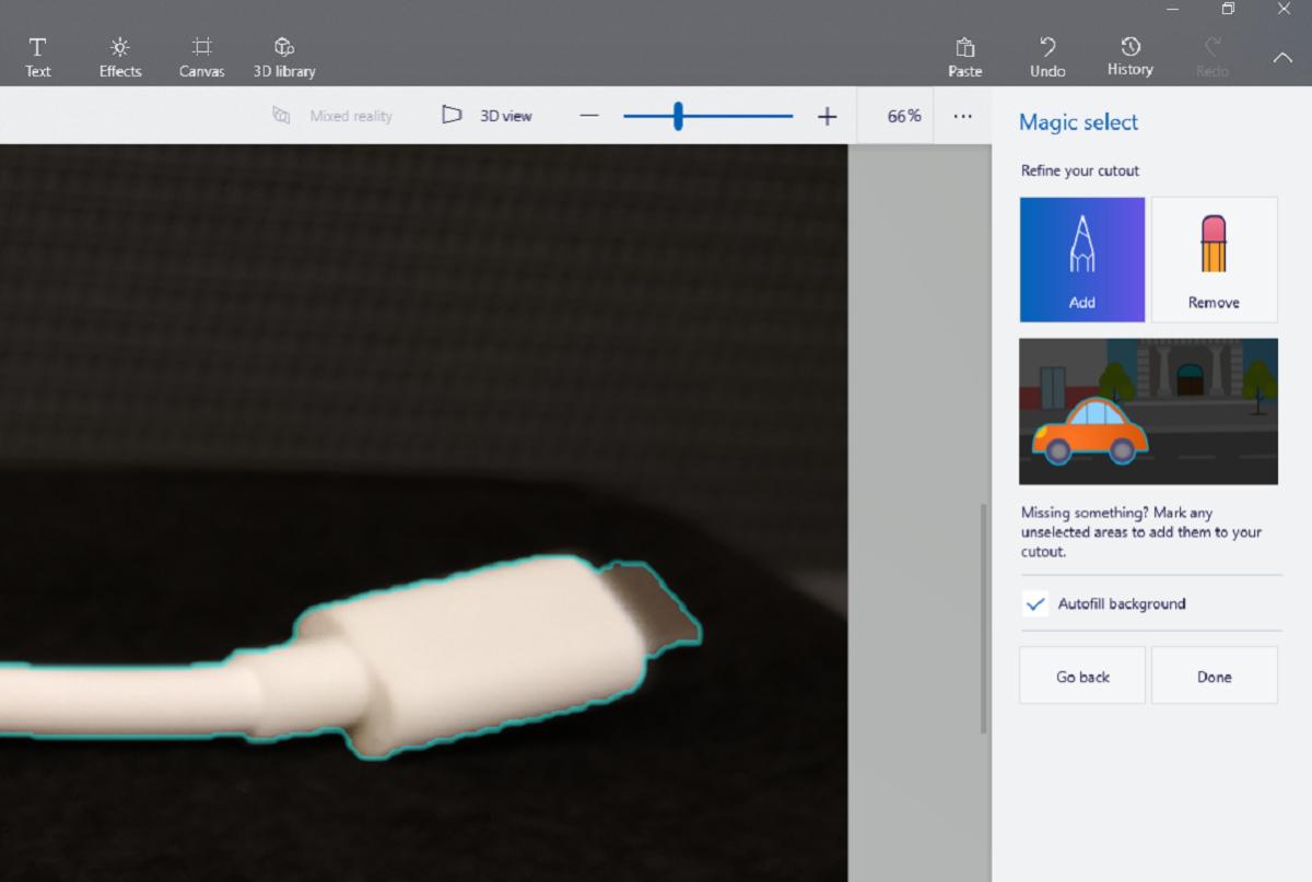 paint 3d blur tool