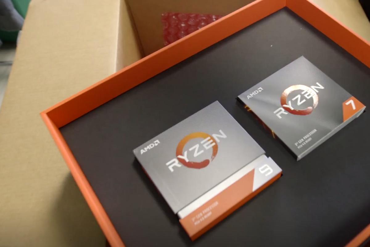 ryzen 7 3700 x and ryzen 9 3900x unboxing 2