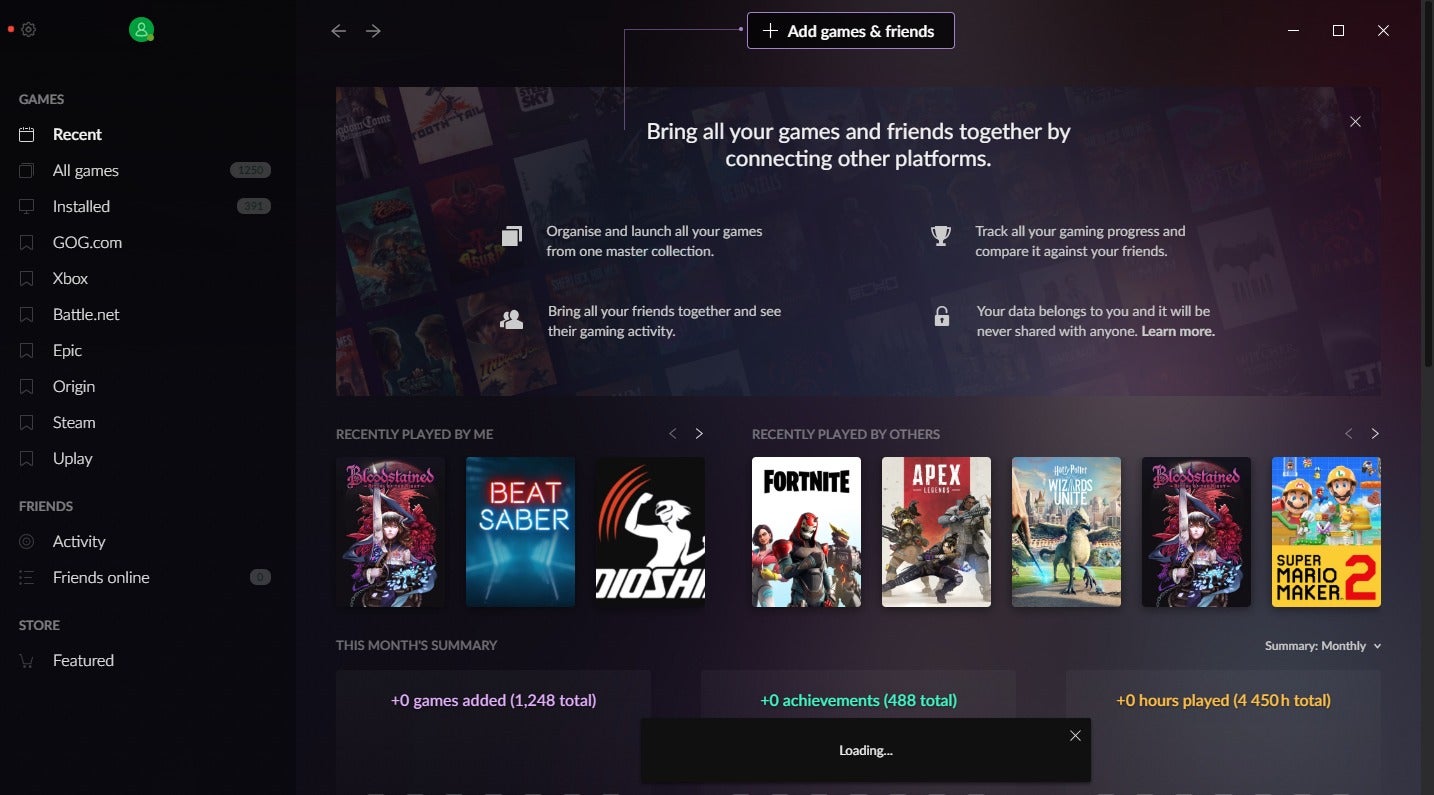 gog galaxy playstation network timed out
