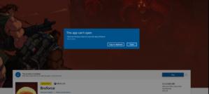 surface book 2 broforce can not open