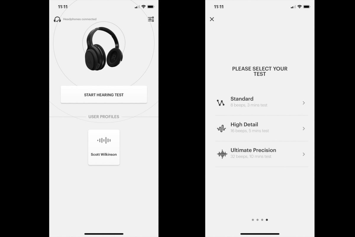 Audeara A-01 Bluetooth ワイヤレス パーソナライズヘッドフォン 聴覚テスト内蔵 アクティブノイズキャンセリング  イヤホン、ヘッドホン