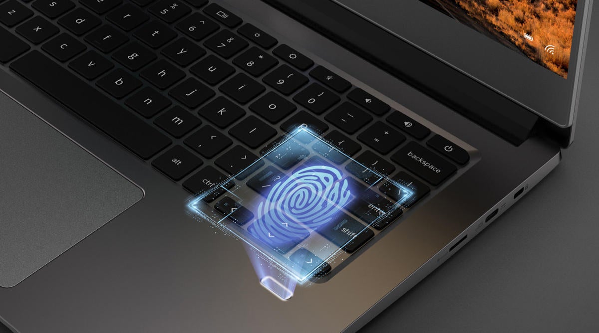 Chromebook Fingerprint Sensor