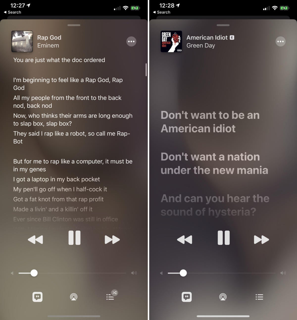 How To Use Synchronized Lyrics In Apple Music On Your Iphone Ipad Or Apple Tv Macworld