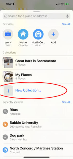 ios13 maps collections1