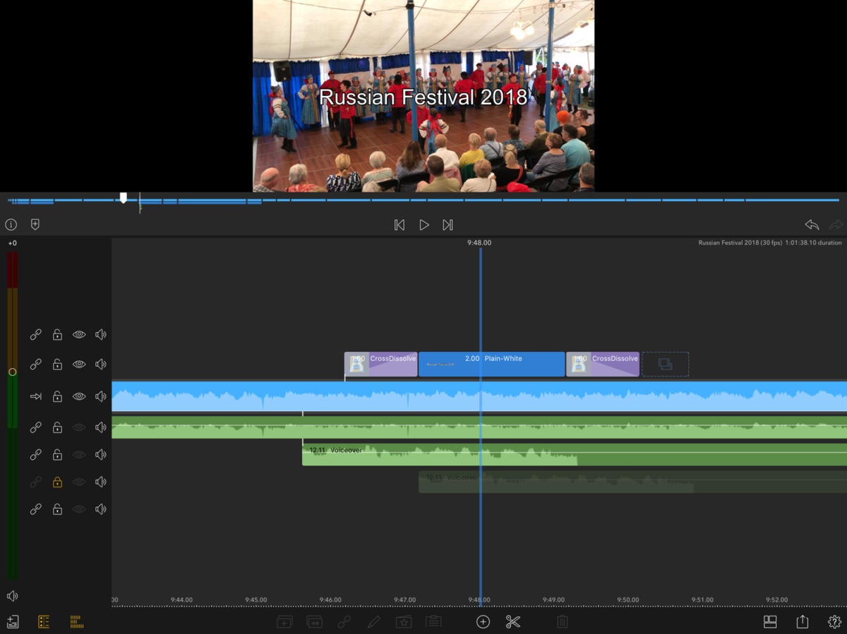 lumafusion 2.0 ipad external display layout