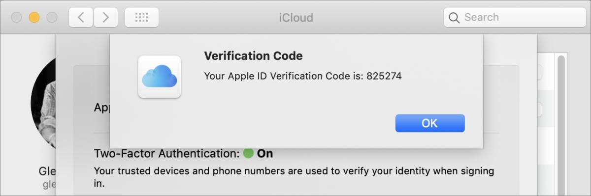 mac911 generate verification code macos