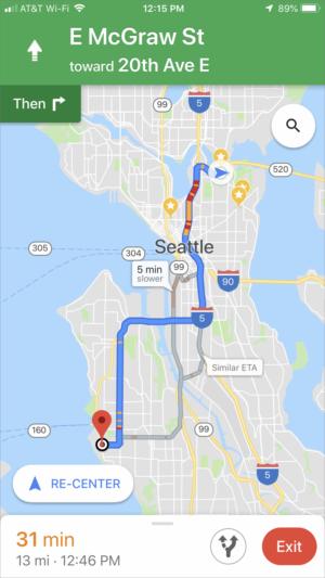 mac911 google maps alt routes