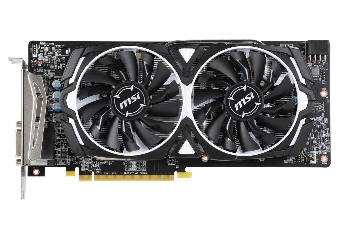 MSI's overclocked 8GB Radeon RX 580 Armor graphics card is selling for