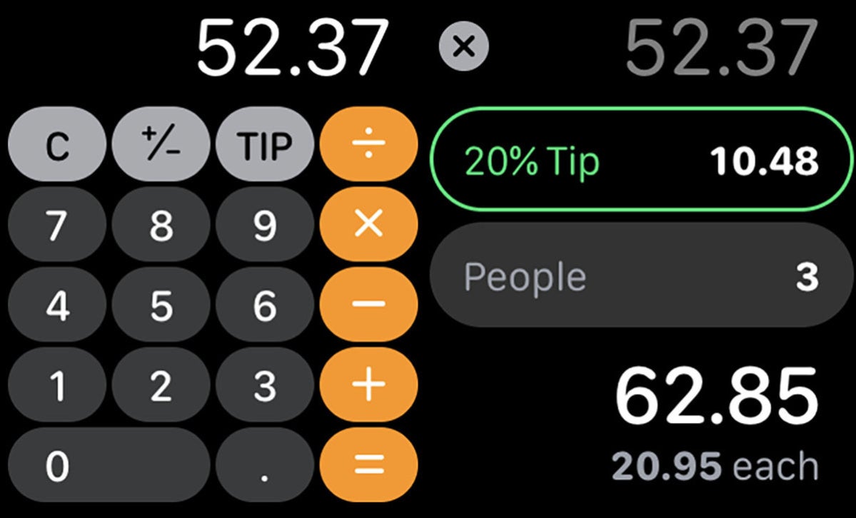 watchos6 calc