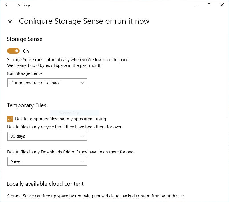 win10 storage sense aug2019